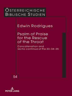 cover image of Psalm of Praise for the Rescue of the Throat